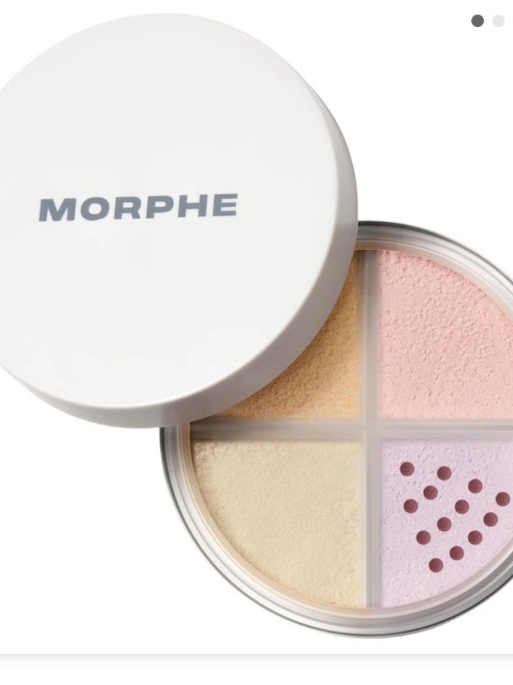 Morphe Color-Correcting Setting Powder Quartet — Pink, Peach, Yellow, Lavender